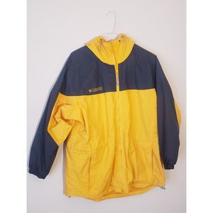 Women’s Columbian Sportswear Company, M, Zip-up, Windbreaker, Black/Yellow